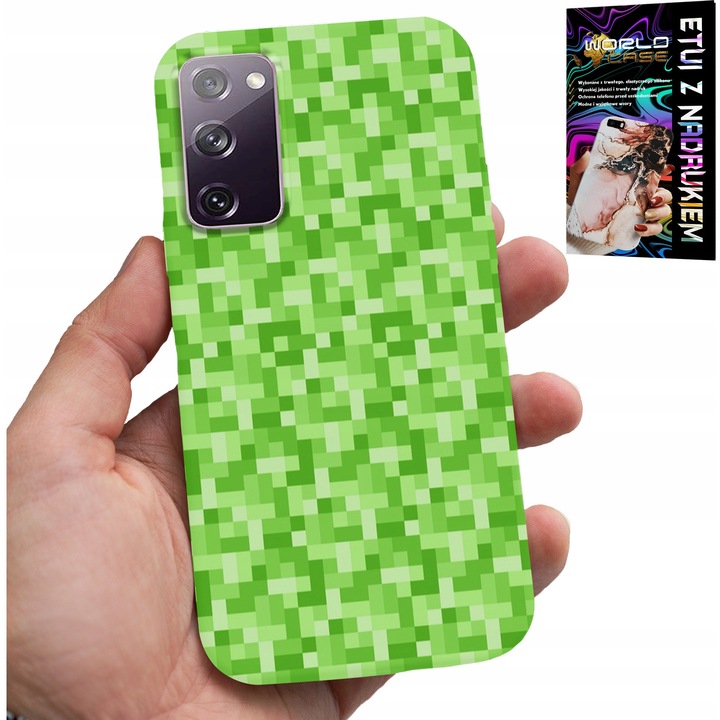 Tok Samsung Galaxy S20 FE-hez, World Case, szilikon, színes nyomtatás, egyszerű hozzáférés a funkciókhoz