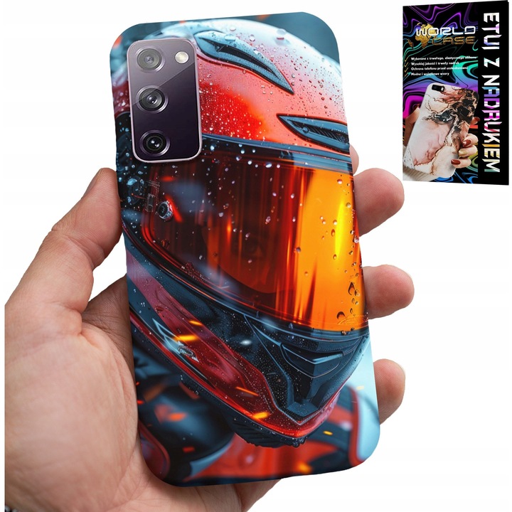 Telefon tok, World Case, Samsung Galaxy S20 FE, szilikon, motoros nyomtatás