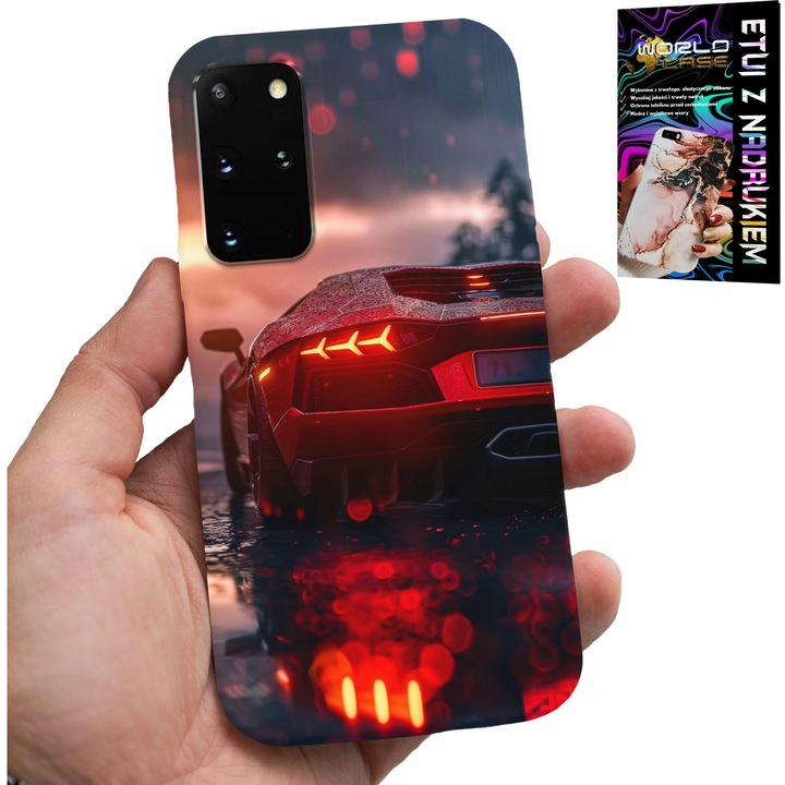 Telefontok, World Case, Samsung Galaxy S20 Plus, szilikon, többszínű nyomtatás