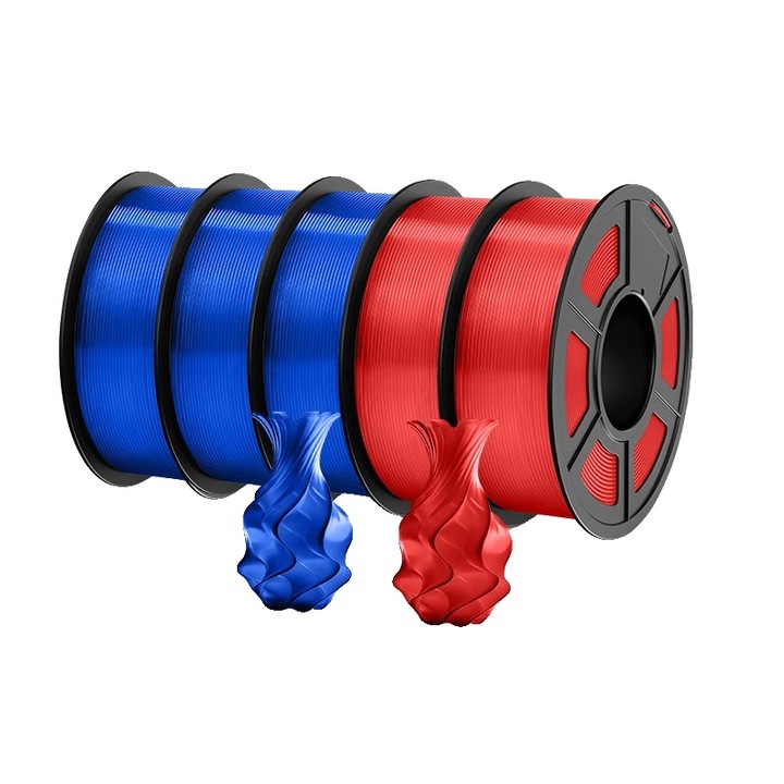 Filament 3D PLA PLUS-3TPBL 1.75mm, ecologic, 180-200°C, set de consumabile