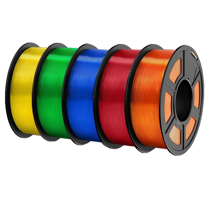 Filament 3D PLA PLUS-5MIX2, 1.75mm, ecologic, 5 culori, 5m