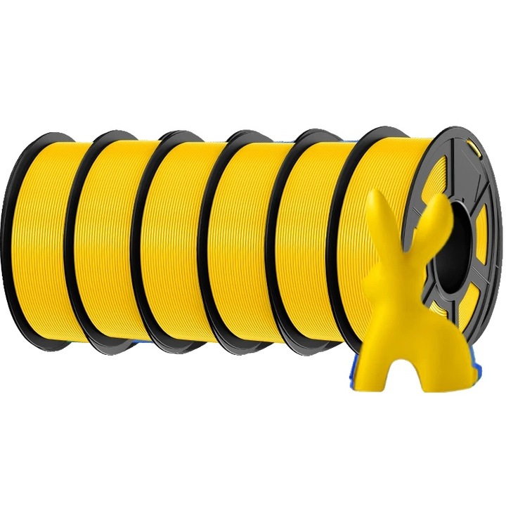 Filament 3D, 2PLAPLUS 6YL, PLA, 1.75mm, 330m, ecologic