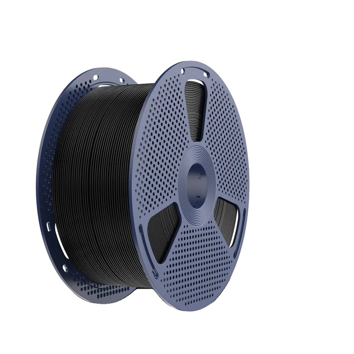 Filament 3D, ABS, 1.75mm, 320m, 5kg, culoare neagra