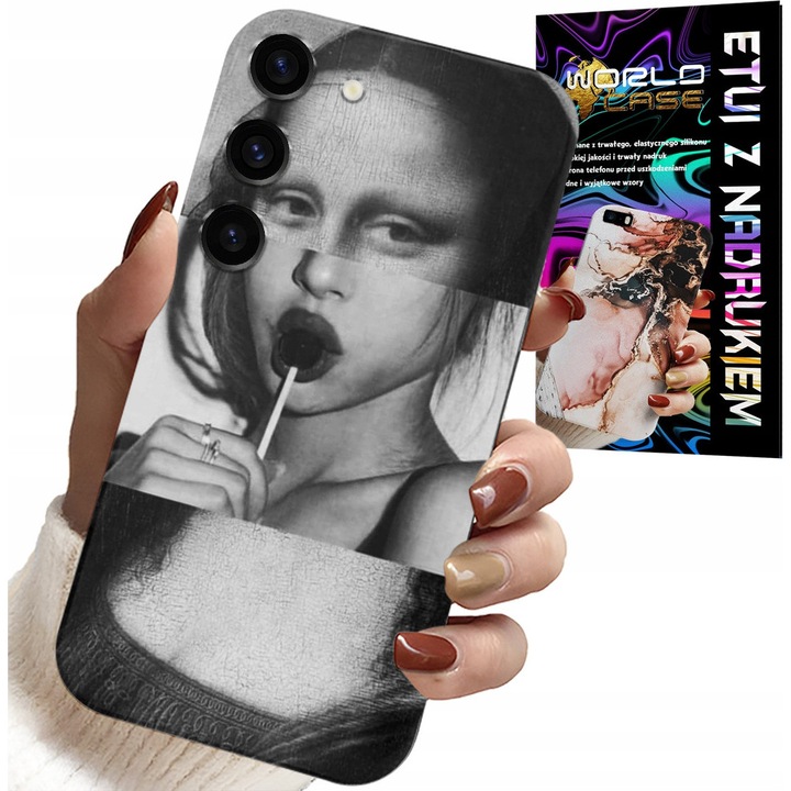 Telefontok, World Case, Samsung Galaxy S23 Plus, többszínű nyomtatás, szilikon