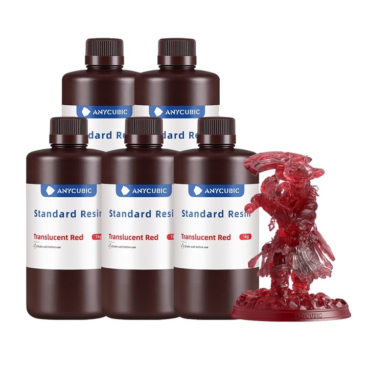 Rasina 3D, 5KG, Közepes viszkozitás, Gyors kikeményedés, Piros