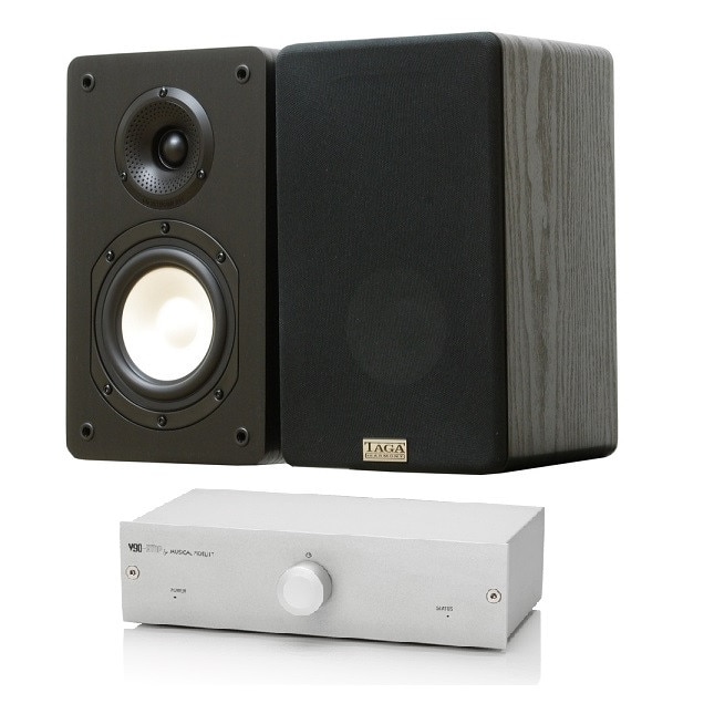 Sistem audio Musical Fidelity V90-AMP + TAGA Harmony TAV-806S Negru