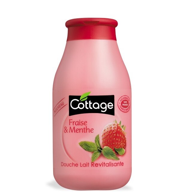 Gel de dus Cottage Capsuni & Menta, 250 ml