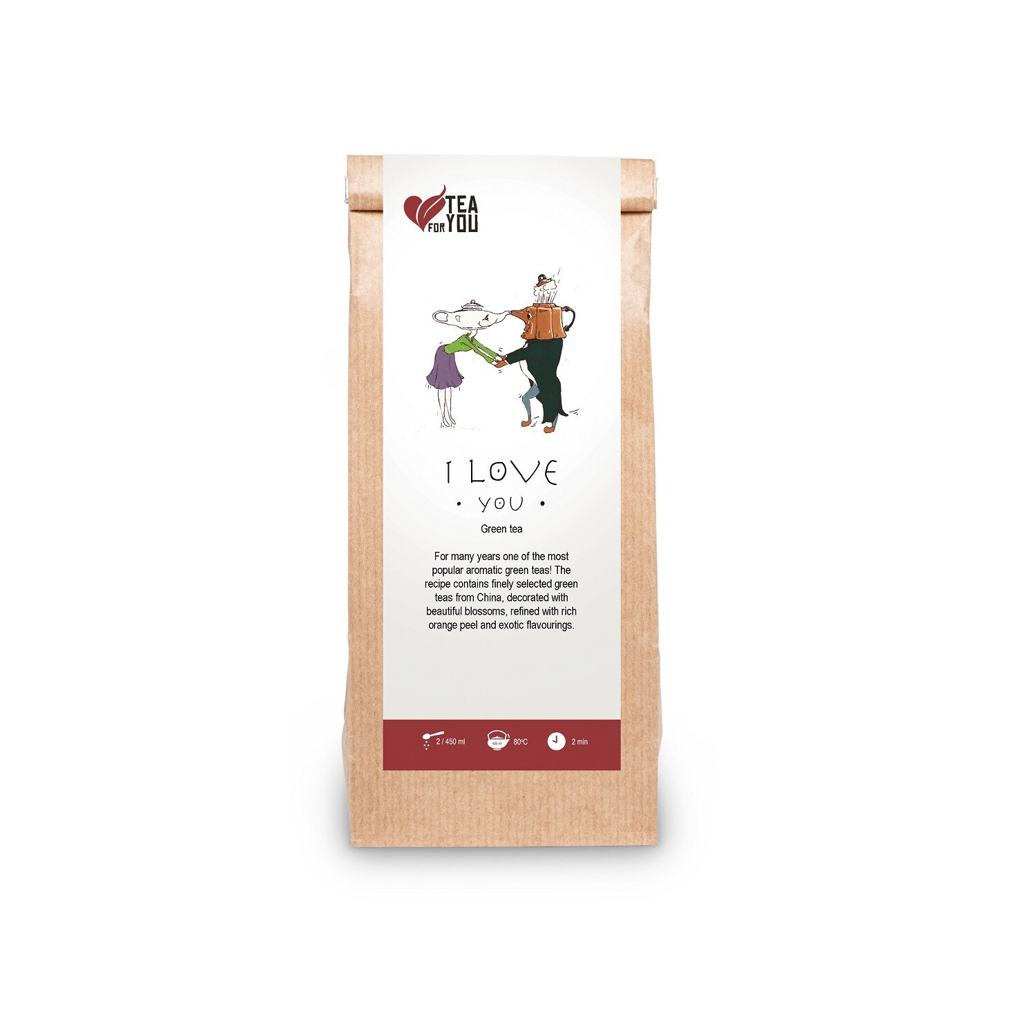 Ceai I Love You Tea For You ceai verde 100 g