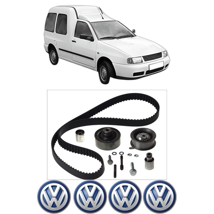Set kit distributie Volkswagen CADDY II MPV (9K9B) 1.9 TDI din 1996-2004 KW 66 CP 90 CMC 1896, Auto, SKF, 4 Stickere auto cu Volkswagen