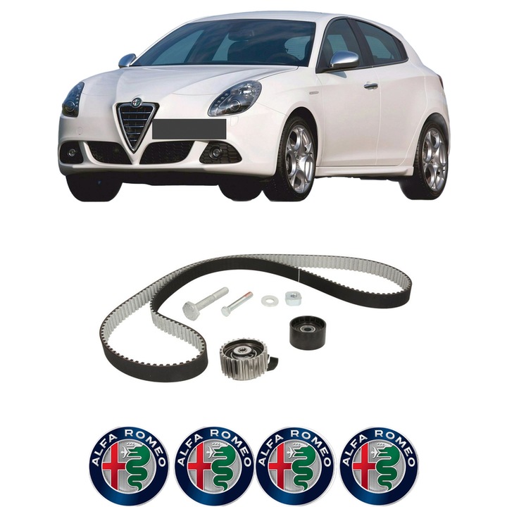 Set kit distributie ALFA ROMEO GIULIETTA (940_) 2.0 JTDM (940FXM1A, 940FXS1A, 940FYD1A) din 2010-2016 KW 100 CP 136 CMC 1956, Auto, SKF, 4 Stickere auto cu ALFA ROMEO