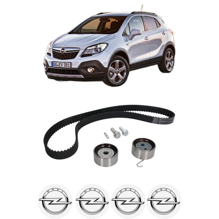 Set kit distributie OPEL MOKKA / MOKKA X (J13) 1.7 CDTI 4x4 (_76) din 2012-2019 KW 96 CP 131 CMC 1686, Auto, INA, 4 Stickere auto cu OPEL
