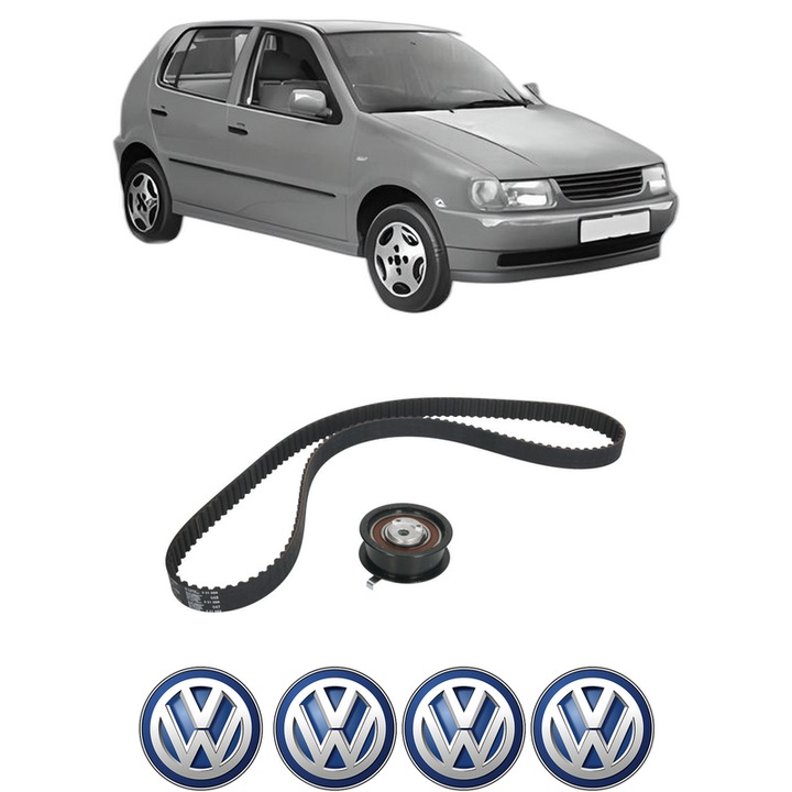 Set kit distributie Volkswagen POLO III (6N1) 64 1.9 D din 1994-1999 KW 47 CP 64 CMC 1896, Auto, INA, 4 Stickere auto cu Volkswagen