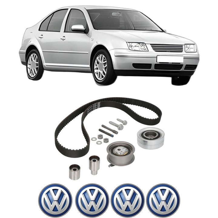 Set kit distributie Volkswagen BORA I (1J2) 1.9 SDI din 1998-2005 KW 50 CP 68 CMC 1896, Auto, INA, 4 Stickere auto cu Volkswagen