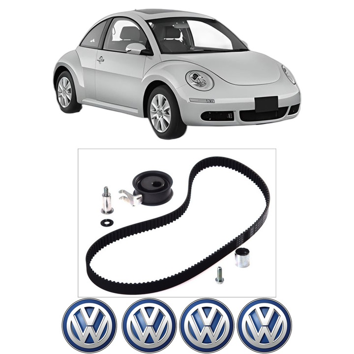 Set kit distributie Volkswagen NEW BEETLE (9C1, 1C1) 1.8 T din 1999-2010 KW 110 CP 150 CMC 1781, Auto, SKF, 4 Stickere auto cu Volkswagen