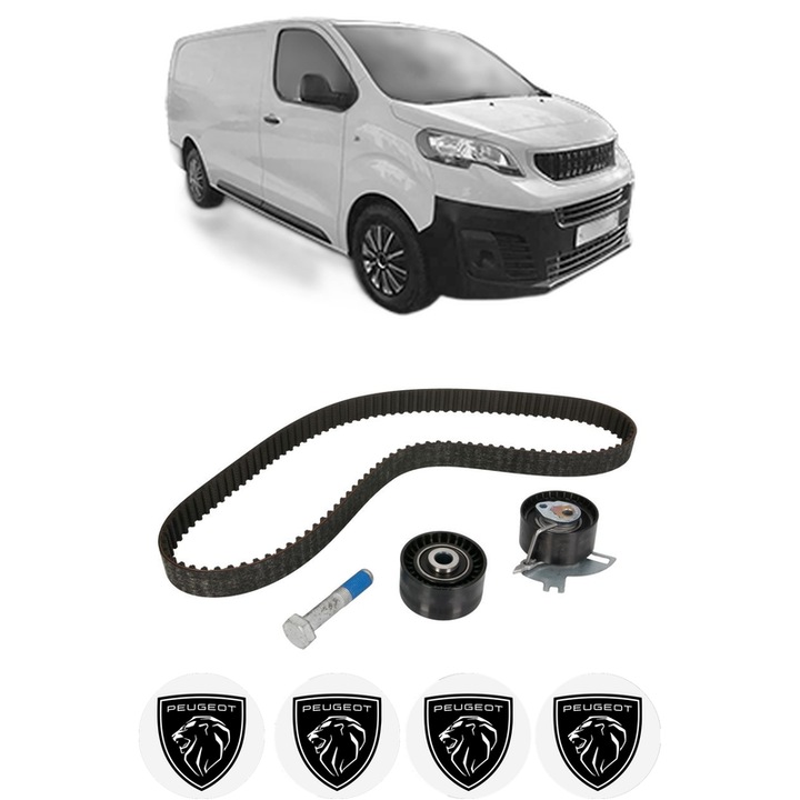 Set kit distributie PEUGEOT EXPERT Van (V_) 2.0 BlueHDi 120 din 2016 KW 90 CP 122 CMC 1997, Auto, Continental Contitech, 4 Stickere auto cu PEUGEOT