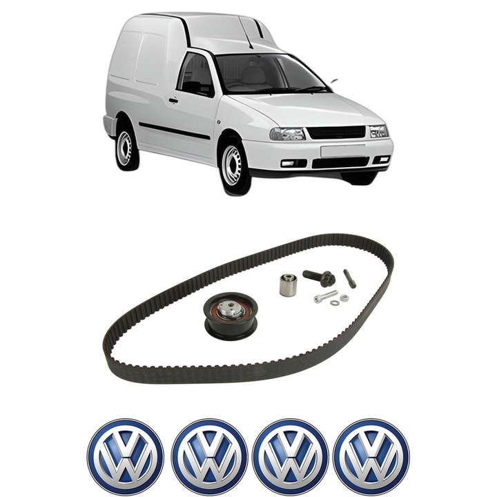 Set kit distributie Volkswagen CADDY II Box Body/MPV (9K9A) 1.9 TDI din 1996-2004 KW 66 CP 90 CMC 1896, Auto, SKF, 4 Stickere auto cu Volkswagen