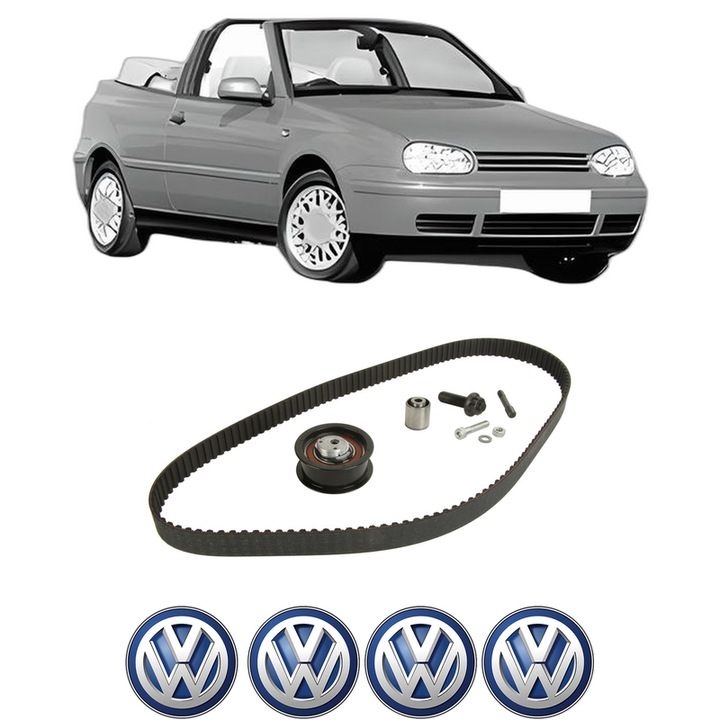 Set kit distributie Volkswagen GOLF IV Cabriolet (1E7) 1.9 TDI din 1998-2002 KW 66 CP 90 CMC 1896, Auto, SKF, 4 Stickere auto cu Volkswagen