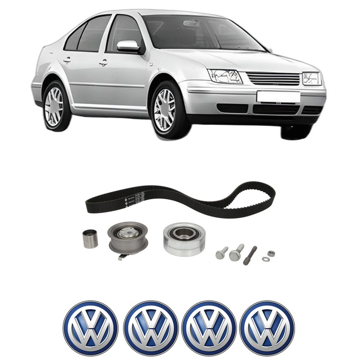 Set kit distributie Volkswagen BORA I (1J2) 1.9 SDI din 1998-2005 KW 50 CP 68 CMC 1896, Auto, INA, 4 Stickere auto cu Volkswagen
