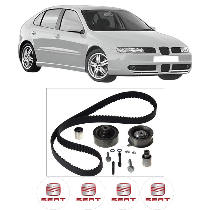 Set kit distributie SEAT LEON (1M1) 1.9 SDI din 1999-2006 KW 50 CP 68 CMC 1896, Auto, SKF, 4 Stickere auto cu SEAT