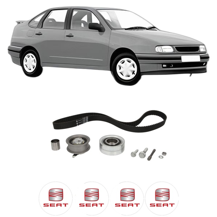 Set kit distributie SEAT CORDOBA (6K1, 6K2) 1.9 SDI din 1999-2002 KW 50 CP 68 CMC 1896, Auto, INA, 4 Stickere auto cu SEAT