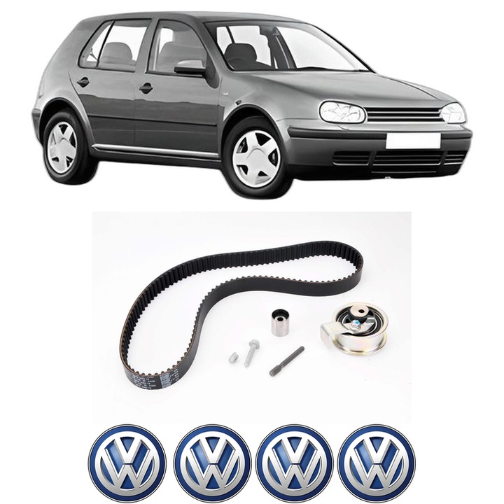 Set kit distributie Volkswagen GOLF IV (1J1) 1.9 TDI 4motion din 2000-2005 KW 74 CP 101 CMC 1896, Auto, INA, 4 Stickere auto cu Volkswagen