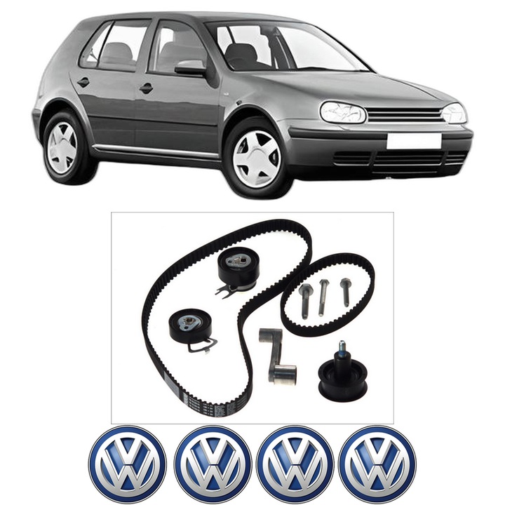Set kit distributie Volkswagen GOLF IV (1J1) 1.4 16V din 1997-2004 KW 55 CP 75 CMC 1390, Auto, SKF, 4 Stickere auto cu Volkswagen