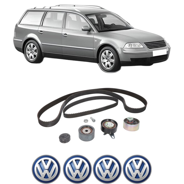 Set kit distributie Volkswagen PASSAT B5.5 Variant (3B6) 2.5 TDI 4motion din 2003-2005 KW 132 CP 180 CMC 2496, Auto, INA, 4 Stickere auto cu Volkswagen