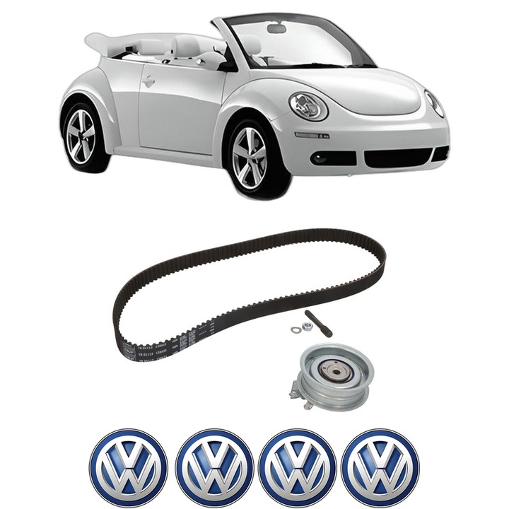 Set kit distributie Volkswagen NEW BEETLE Convertible (1Y7) 2.0 din 2002-2010 KW 85 CP 115 CMC 1984, Auto, SKF, 4 Stickere auto cu Volkswagen