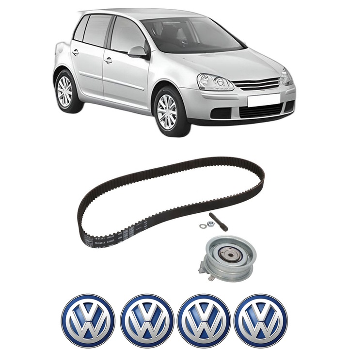 Set kit distributie Volkswagen GOLF V (1K1) 2.0 din 2005-2008 KW 85 CP 116 CMC 1984, Auto, SKF, 4 Stickere auto cu Volkswagen