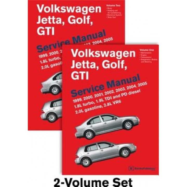 Volkswagen Jetta, Golf, GTI (A4) Service Manual: 1999, 2000, 2001, 2002, 2003, 2004, 2005: 1.8l Turbo, 1.9l Tdi Diesel, Pd Diesel, 2.0l Gasoline, 2.8l, Bentley Publishers (Author)