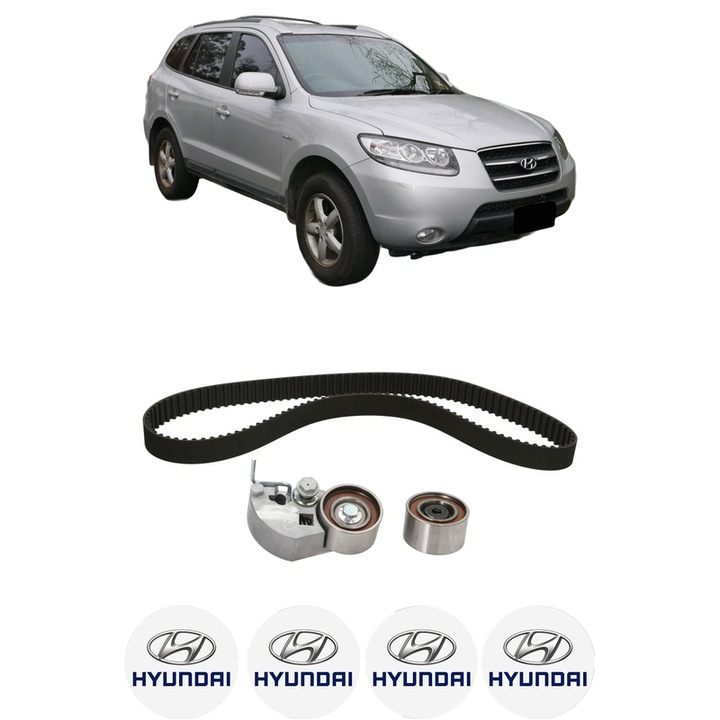 Set kit distributie HYUNDAI SANTA FÉ II (CM) 2.2 CRDi din 2006-2012 KW ...