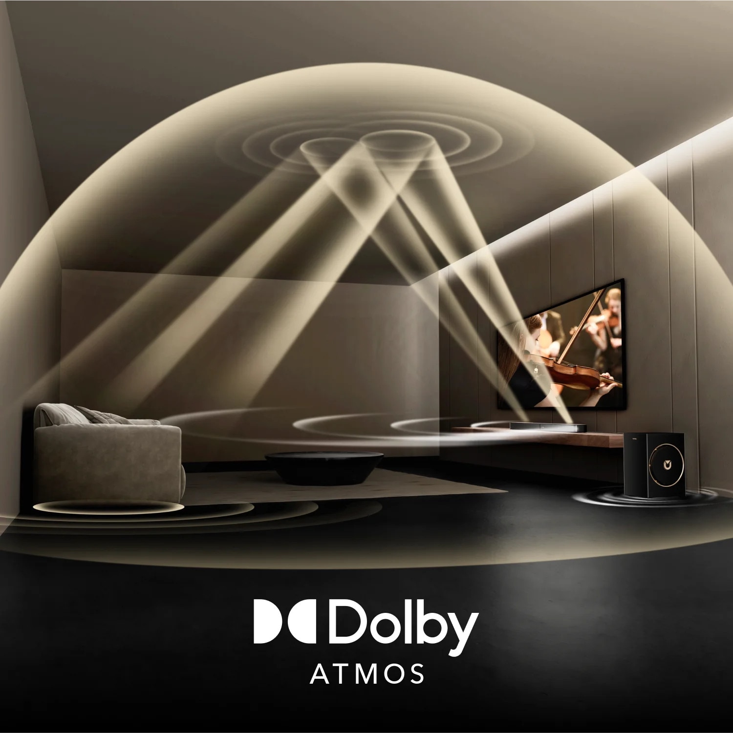 Soundbar, 360W, difuzoare ascendente, Skywave F30 Boom, 6.5 inch, set 3.1.2