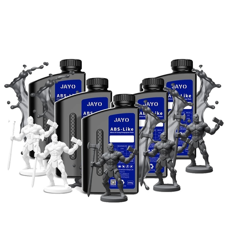 Fotopolimer gyanta, Jayo, ABS-szerű 3DG 2WT, megnövelt ellenállás, nagy pontosságú nyomtatás, 5 x 1000g