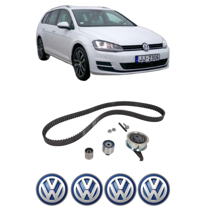 Set kit distributie Volkswagen GOLF VII Variant (BA5, BV5) 2.0 TDI 4motion din 2013-2020 KW 110 CP 150 CMC 1968, Auto, SKF, 4 Stickere auto cu Volkswagen
