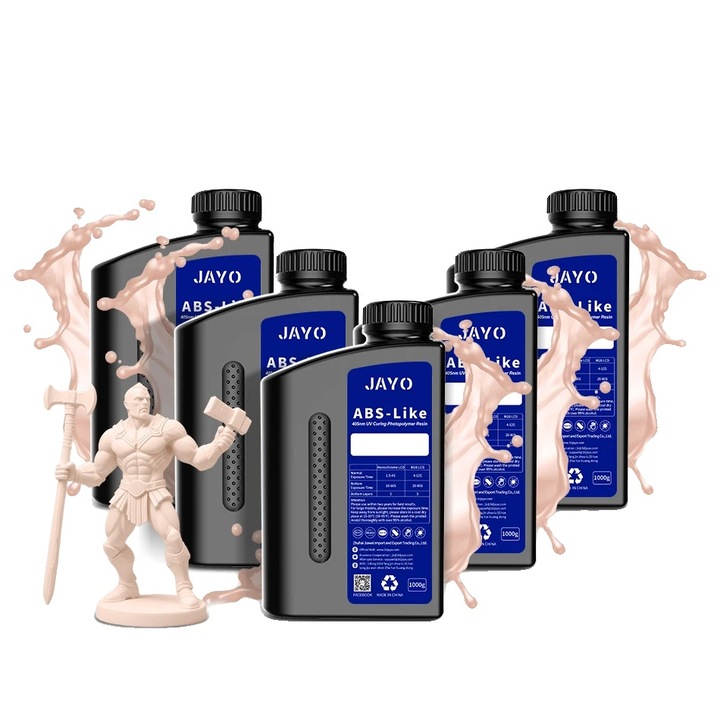 Fotopolimer gyanta, Jayo, ABS Like 5BG, nagy pontosságú nyomtatás, gyors száradás, 5 x 1000g