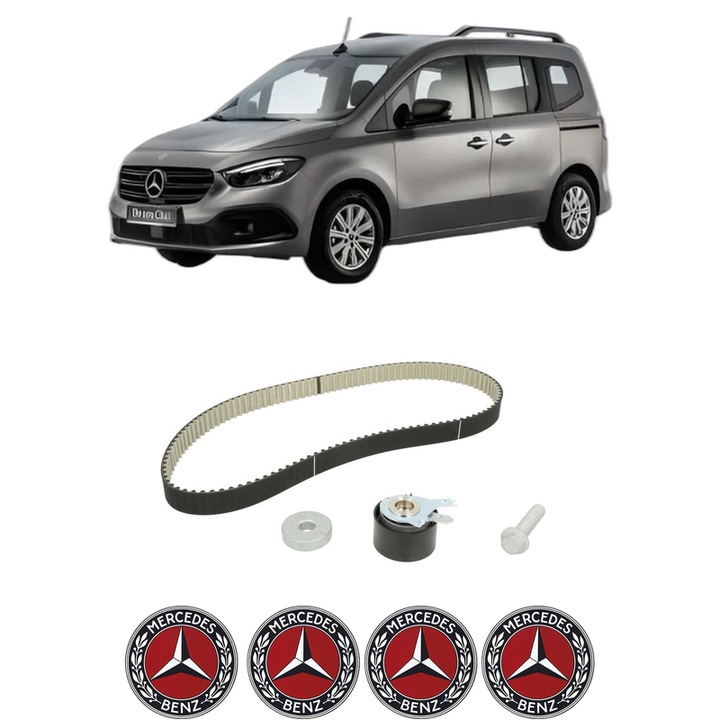 Set kit distributie MERCEDES-BENZ CITAN Box Body/MPV (W420) 1.5 108 CDI (420.613) din 2021 KW 55 CP 75 CMC 1461, Auto, SKF, 4 Stickere auto cu MERCEDES-BENZ