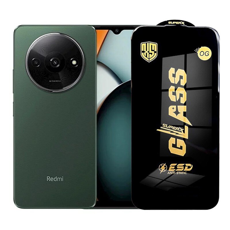 Folie de Protectie pentru Xiaomi Redmi A3, Flippy, Sticla Securizata ESD, Margini Negre, Rezistenta la Zgirieturi, Antistatica, 0.35 mm, Transparenta