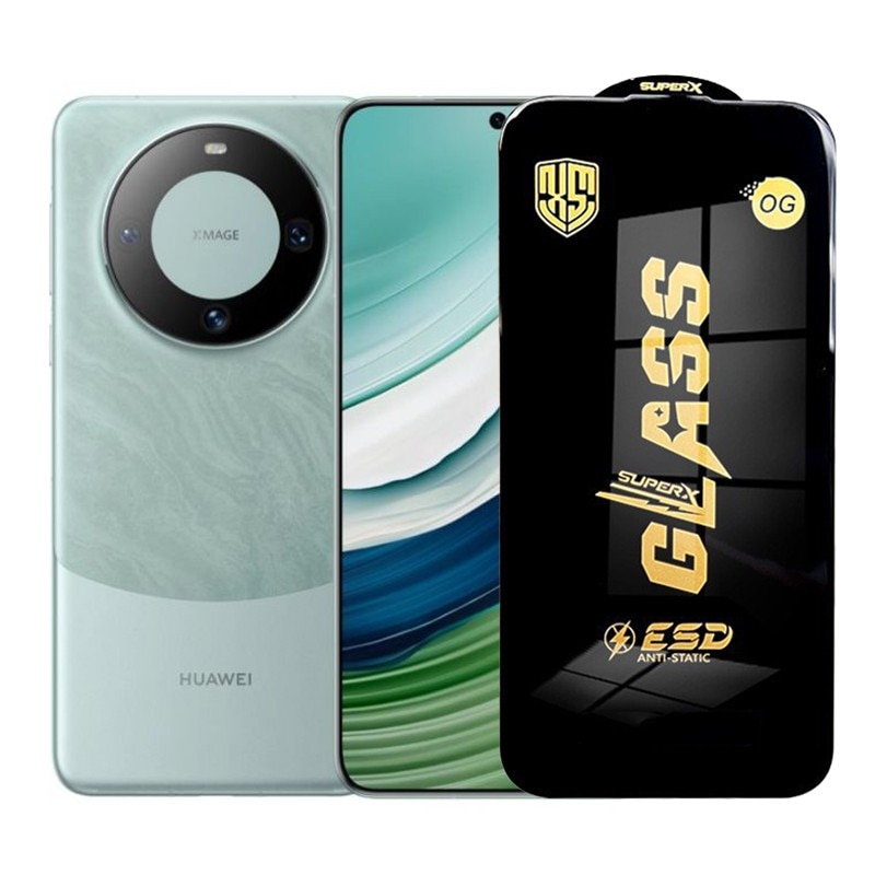 Folie de Protectie pentru Huawei Mate 60, Flippy, Sticla Securizata ESD, Margini Negre, Rezistenta la Zgirieturi, Antistatica, 0.35 mm, Transparenta