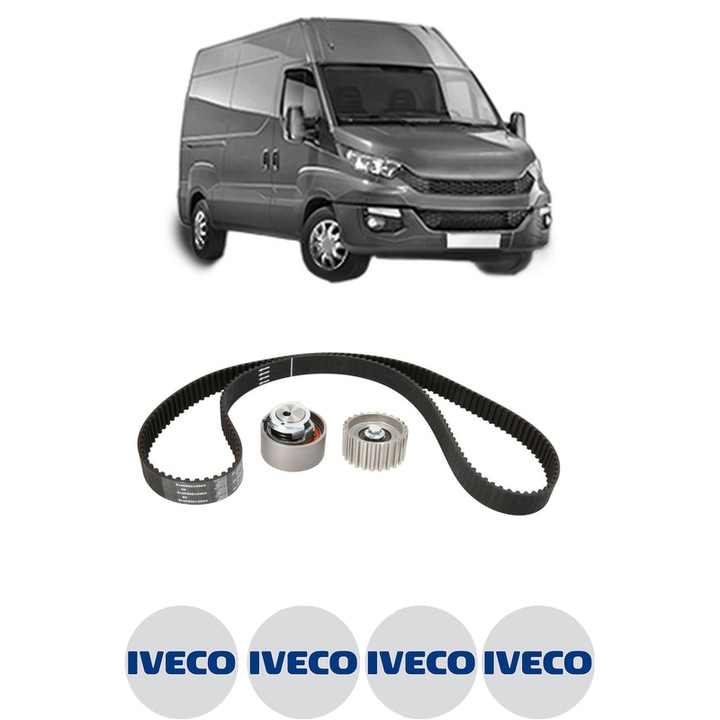 Set kit distributie IVECO DAILY VI Van 33S11, 35S11, 35C11 din 2014-2021 KW 78 CP 106 CMC 2287, Auto, INA, 4 Stickere auto cu IVECO