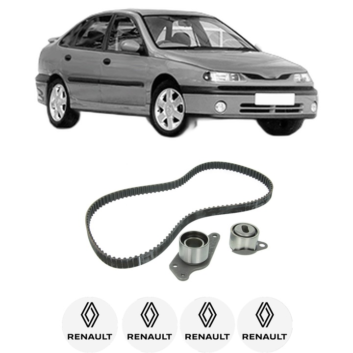 Set kit distributie RENAULT LAGUNA I (B56_, 556_) 1.8 (B56S/T/0) din 1995-2001 KW 66 CP 90 CMC 1794, Auto, INA, 4 Stickere auto cu RENAULT