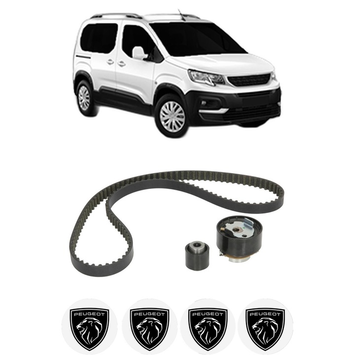 Set kit distributie PEUGEOT RIFTER 1.2 PureTech 130 din 2019 KW 96 CP 131 CMC 1199, Auto, Continental Contitech, 4 Stickere auto cu PEUGEOT