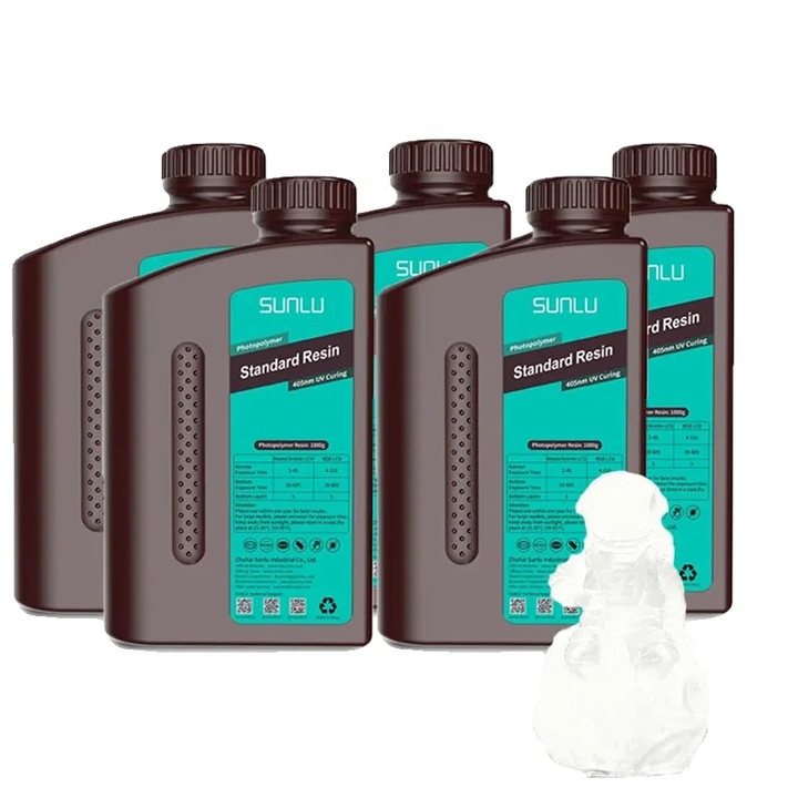 Rasina 3D, Sunlu, átlátszó standard, sokoldalú alkalmazások, nagy pontosság