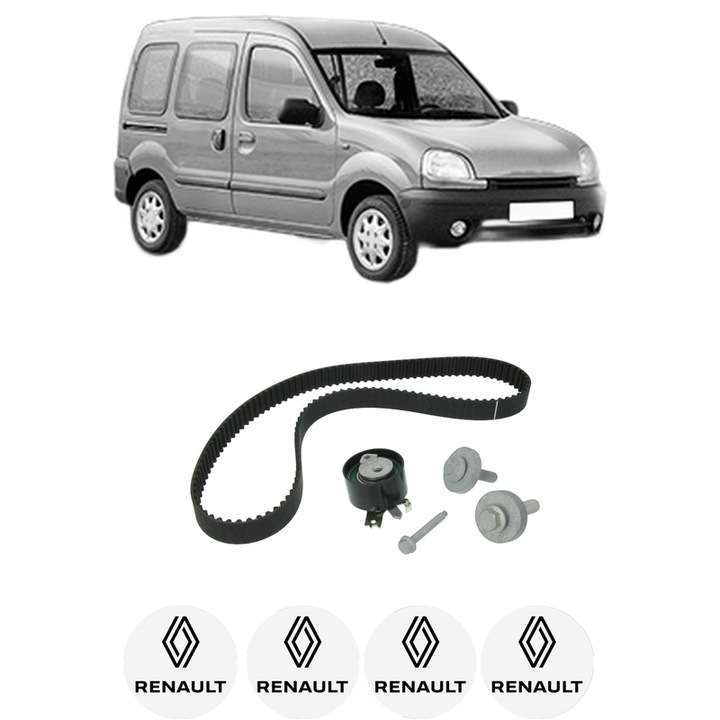 Set kit distributie RENAULT KANGOO (KC0/1_) 1.5 dCi din 2005 KW 62 CP 84 CMC 1461, Auto, INA, 4 Stickere auto cu RENAULT