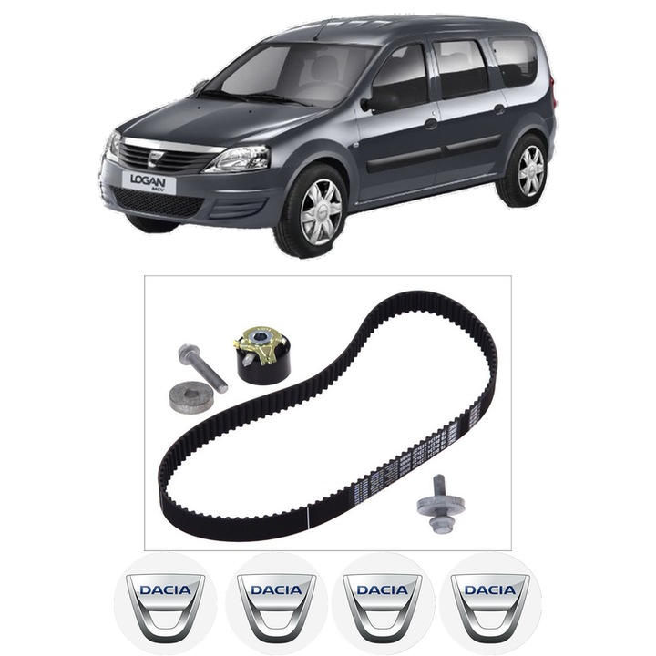 Set kit distributie DACIA LOGAN MCV (KS_) 1.5 dCi (KS0K) din 2007 KW 50 CP 68 CMC 1461, Auto, SKF, 4 Stickere auto cu DACIA