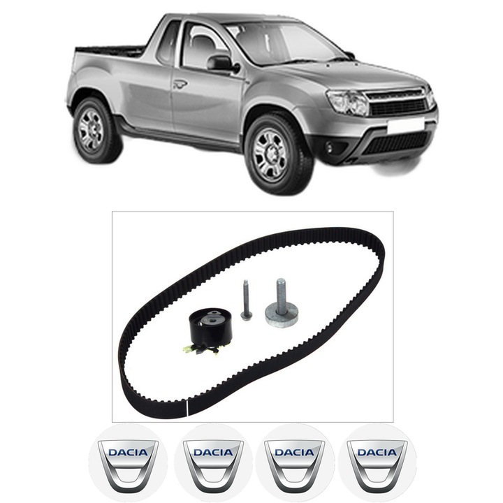 Set kit distributie DACIA LOGAN Pickup (US_) 1.5 dCi (US0K) din 2008 KW 50 CP 68 CMC 1461, Auto, Continental Contitech, 4 Stickere auto cu DACIA