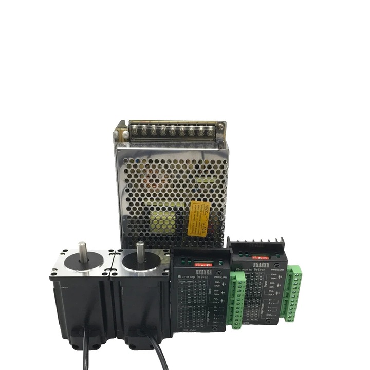 Driver motor pas cu pas TB6600, 2 kit-uri, 1.2Nm, 8mm, 24V, 3.5A