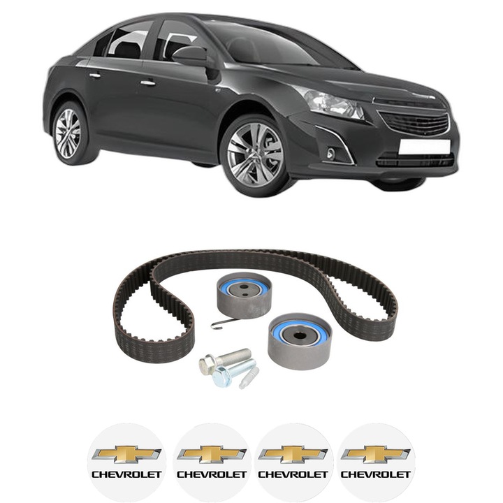 Set kit distributie CHEVROLET CRUZE (J300) 1.7 D din 2012 KW 96 CP 131 CMC 1686, Auto, Continental Contitech, 4 Stickere auto cu CHEVROLET