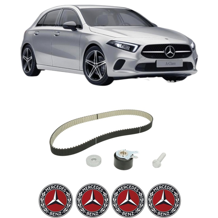 Set kit distributie MERCEDES-BENZ A-CLASS (W177) A 180 d (177.003) din 2018 KW 85 CP 116 CMC 1461, Auto, SKF, 4 Stickere auto cu MERCEDES-BENZ