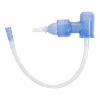 Aspirator nazal Minut Baby prin aspiratie bucala, albastru Aspirator nazal Minut Baby prin aspiratie bucala, albastru