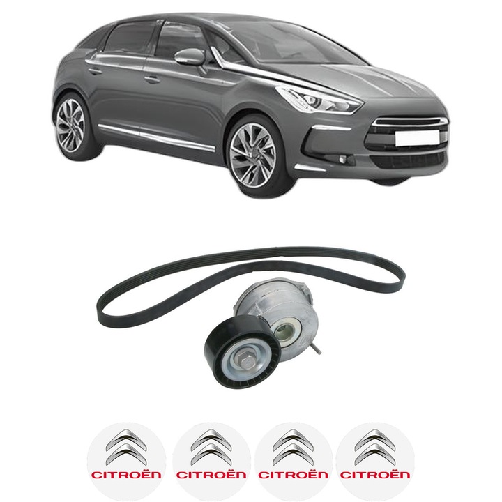Set kit distributie CITROEN DS5 2.0 HDi 165 din 2011-2015 KW 120 CP 163 CMC 1997, Auto, INA, 4 Stickere auto cu CITROEN